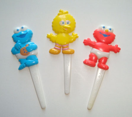 12PC LICENSE MUPPET BABIES CUPCAKE PICK FOR HAIRBOWS