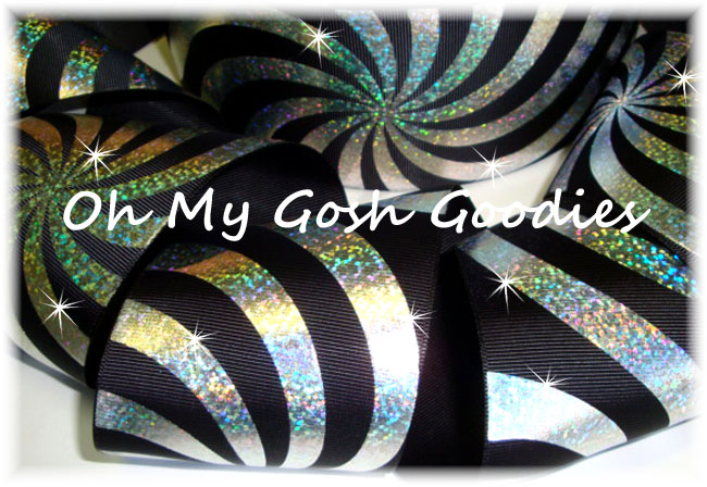 3" PSYCHEDELIC HOLOGRAM BLACK - 5 YARDS