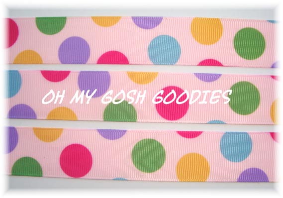 7/8 OOAK PARTY DOTS PINK - 7 YARDS