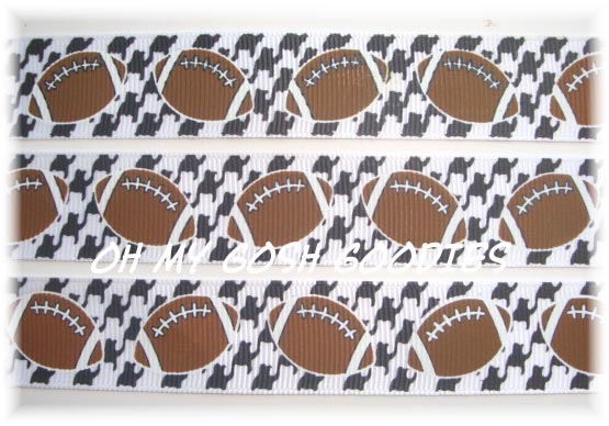 7/8 HOUNDSTOOTH FOOTBALL - 5 YARDS
