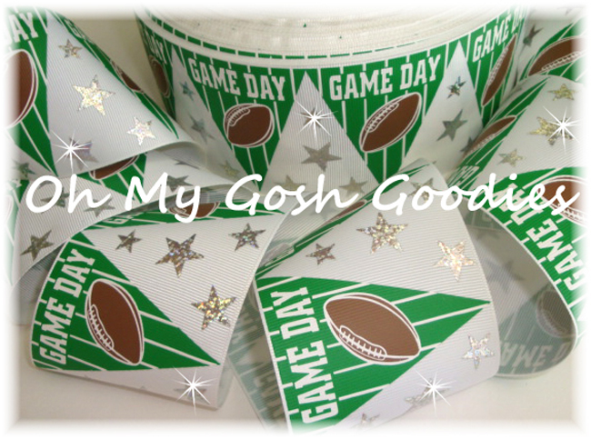 3" GAME DAY FOOTBALL FLAGS HOLOGRAM - 5 YARDS