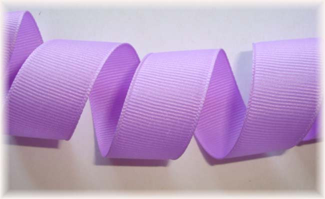 7/8 LIGHT ORCHID OFFRAY SOLID GROSGRAIN - 5 YARDS