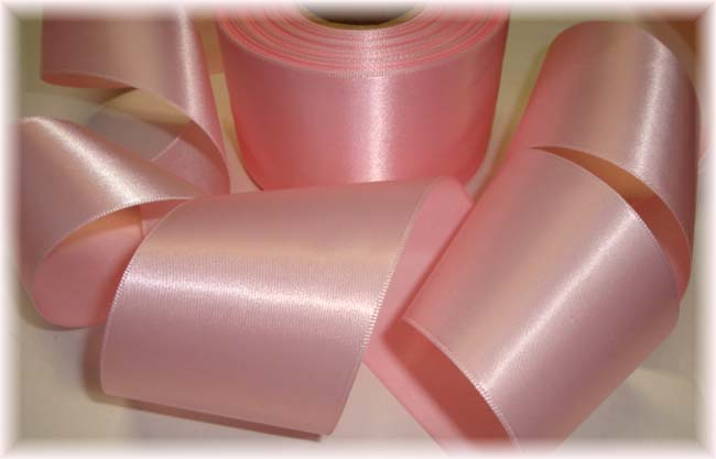 2 1/4 *SINGLE FACE* OFFRAY LIGHT PINK EASTER / WEDDING SATIN - 5 YARDS