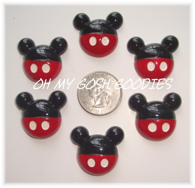 2PC MICKEY RED PANT RESINS