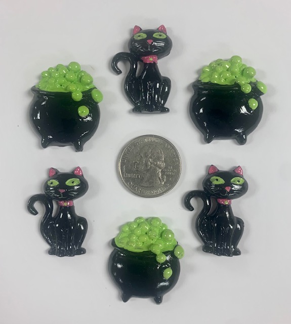 2PC * CATS ONLY * WITCHES BREW RESINS