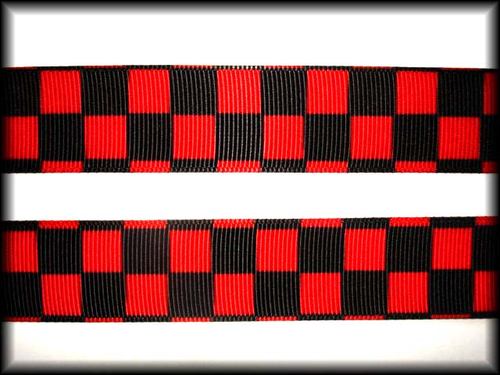 7/8 SALE RED BLACK CHECK - 5 YARDS