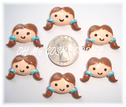 3PC PIGTAIL DOROTHY FACE RESINS