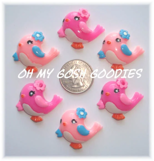 1PC HOT PINK LITTLE CHICK RESIN SALE